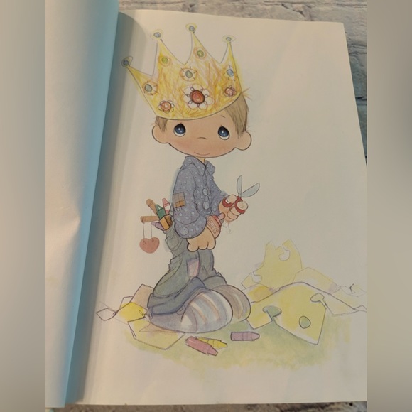 VINTAGE PRECIOUS MOMENTS STORIES FROM THE BIBLE CHILDREN’S BIBLE HARDCOVER - Picture 4 of 13